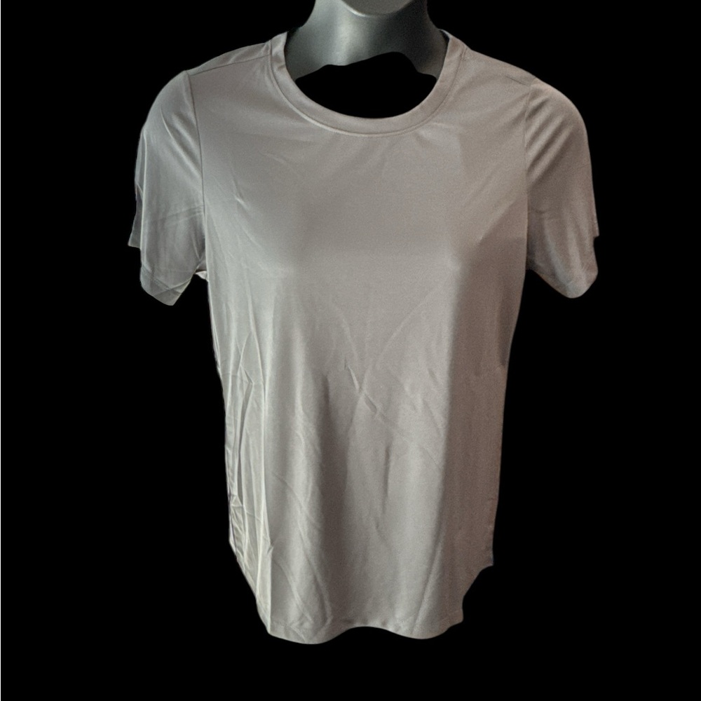 Gray Fitted Short Sleeve T-Shirt